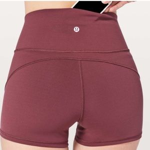 Lululemon in movement shorts